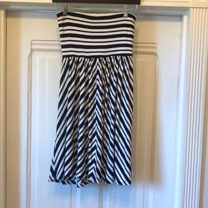 FELICITY & COCO Striped Strapless Mini Sundress